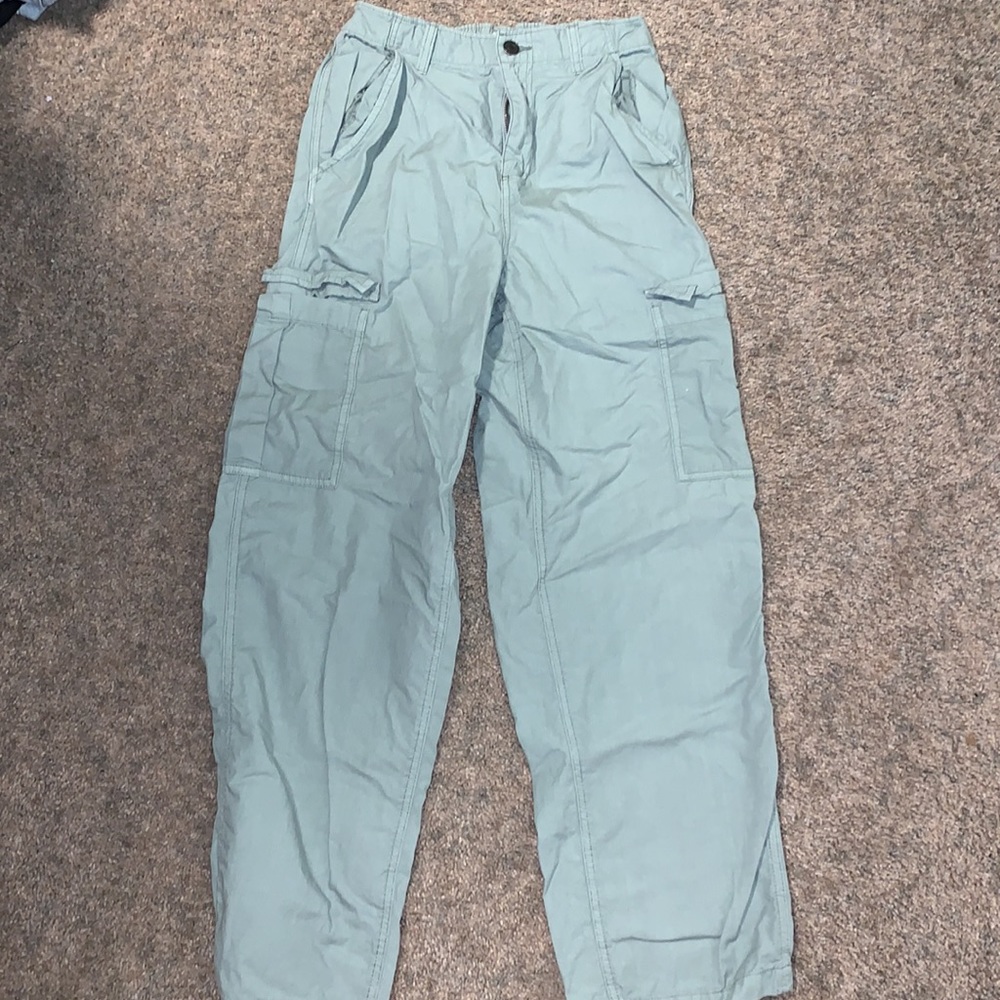 Sage Green Cargo Pants